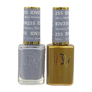 DAISY DND DIVA DUO Gel Polish Matching Lacquer - Misty Morning - 255