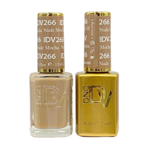DAISY DND DIVA DUO Gel Polish Matching Lacquer - Nude Mocha - 266