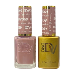 DAISY DND DIVA DUO Gel Polish Matching Lacquer - Opposites Attract - 069