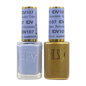 DAISY DND DIVA DUO Gel Polish Matching Lacquer - Periwikle Tides - 107