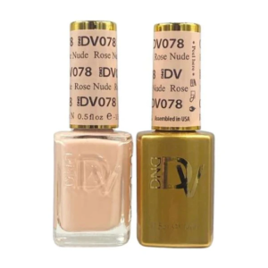 DAISY DND DIVA DUO Gel Polish Matching Lacquer - Rose Nude - 078