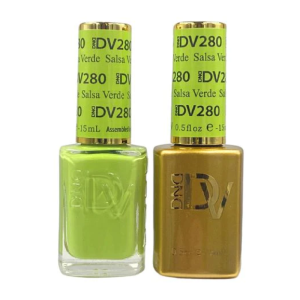 DAISY DND DIVA DUO Gel Polish Matching Lacquer - Salsa Verde - 280