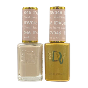 DAISY DND DIVA DUO Gel Polish Matching Lacquer - Sandy Storm - 046