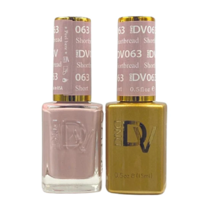 DAISY DND DIVA DUO Gel Polish Matching Lacquer - Shortbread - 063