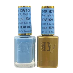 DAISY DND DIVA DUO Gel Polish Matching Lacquer - Sky High - 109