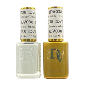 DAISY DND DIVA DUO Gel Polish Matching Lacquer - Smokey White - 038