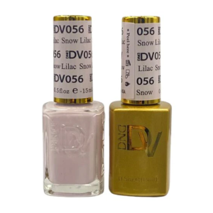 DAISY DND DIVA DUO Gel Polish Matching Lacquer - Snow Lilac - 056