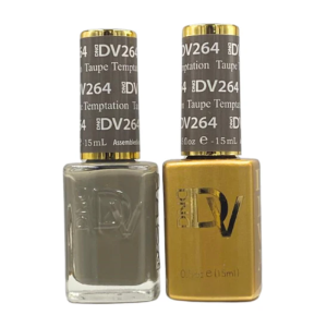 DAISY DND DIVA DUO Gel Polish Matching Lacquer - Taupe Temptation - 264