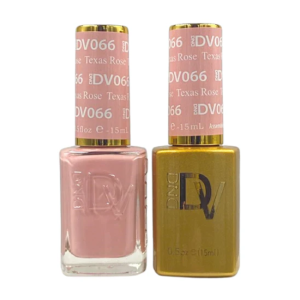 DAISY DND DIVA DUO Gel Polish Matching Lacquer - Texas Rose - 066