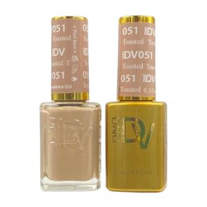 DAISY DND DIVA DUO Gel Polish Matching Lacquer - Toasted - 051