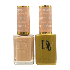 DAISY DND DIVA DUO Gel Polish Matching Lacquer - Toasted Apricot - 071