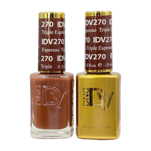 DAISY DND DIVA DUO Gel Polish Matching Lacquer - Triple Espresso - 270