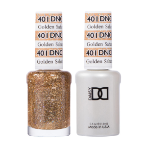 DAISY DND Gel Polish Duo, Color Swatches Set - Golden Sahara Star - 401