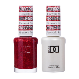DAISY DND Gel Polish Duo, Color Swatches Set - Firework Star - 402