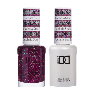 DAISY DND Gel Polish Duo, Color Swatches Set - Fuchsia Star - 403