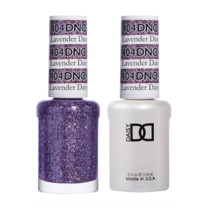 DAISY DND Gel Polish Duo, Color Swatches Set - Lavender Daisy Star - 404