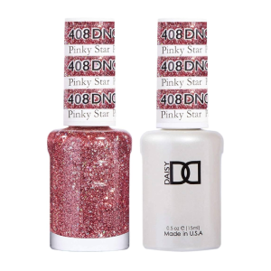 DAISY DND Gel Polish Duo, Color Swatches Set - Pinky Star - 408