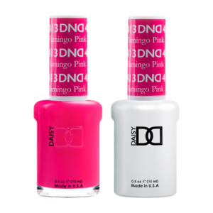 DAISY DND Gel Polish Duo, Color Swatches Set - Flamingo Pink - 413