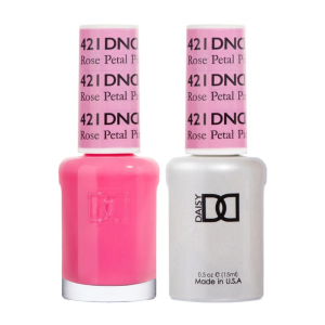 DAISY DND Gel Polish Duo, Color Swatches Set - Rose Petal Pink - 421