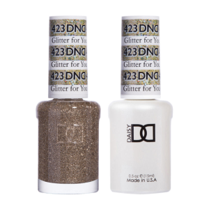 DAISY DND Gel Polish Duo, Color Swatches Set - Glitter For You - 423