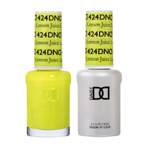 DAISY DND Gel Polish Duo, Color Swatches Set - Lemon Juice - 424