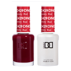 DAISY DND Gel Polish Duo, Color Swatches Set - Boston University Red - 429
