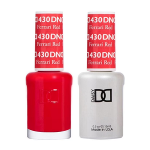 DAISY DND Gel Polish Duo, Color Swatches Set - Ferrari Red - 430