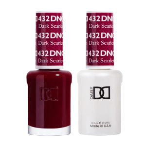 DAISY DND Gel Polish Duo, Color Swatches Set - Dark Scarlet - 432