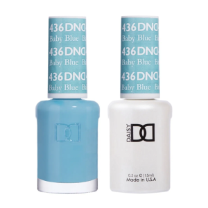 DAISY DND Gel Polish Duo, Color Swatches Set - Baby Blue - 436