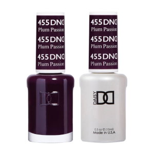 DAISY DND Gel Polish Duo, Color Swatches Set - Plum Passion - 455