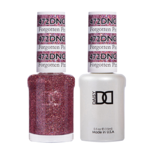 DAISY DND Gel Polish Duo, Color Swatches Set - Forgotten Pink - 472