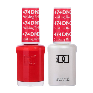 DAISY DND Gel Polish Duo, Color Swatches Set - Striking Red - 474