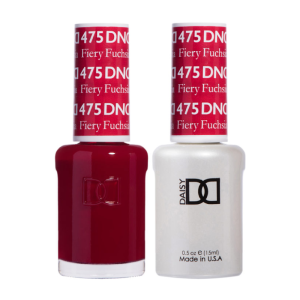 DAISY DND Gel Polish Duo, Color Swatches Set - Fiery Fuchsia - 475