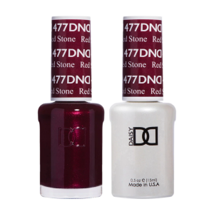 DAISY DND Gel Polish Duo, Color Swatches Set - Red Stone - 477