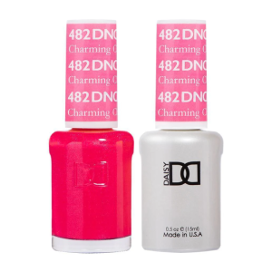 DAISY DND Gel Polish Duo, Color Swatches Set - Charming Cherry - 482