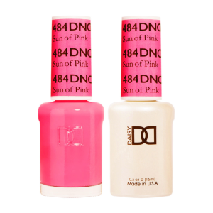 DAISY DND Gel Polish Duo, Color Swatches Set - Sun Of Pink - 484