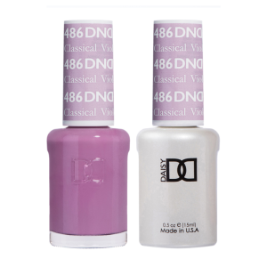 DAISY DND Gel Polish Duo, Color Swatches Set - Classical Violet - 486