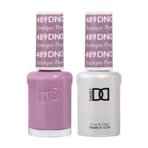 DAISY DND Gel Polish Duo, Color Swatches Set - Antique Purple - 489