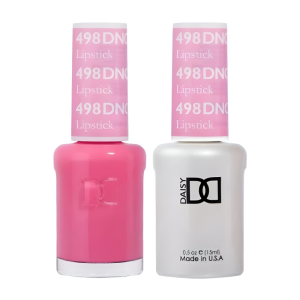 DAISY DND Gel Polish Duo, Color Swatches Set - Lipstick - 498