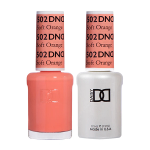 DAISY DND Gel Polish Duo, Color Swatches Set - Soft Orange - 502