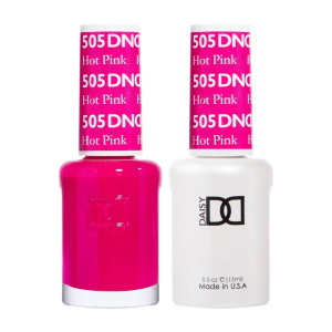 DAISY DND Gel Polish Duo, Color Swatches Set - Hot Pink - 505