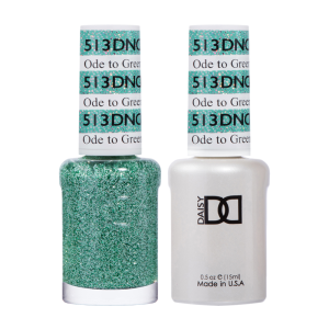 DAISY DND Gel Polish Duo Color Swatches Single 4 - Ode To Green - 513