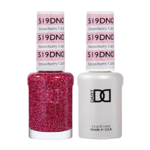 DAISY DND Gel Polish Duo Color Swatches Single 4 - Strawberry Candy - 519