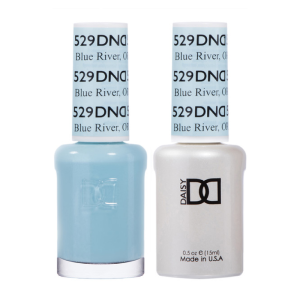 DAISY DND Gel Polish Duo Color Swatches Single 4 - Blue River, Or - 529