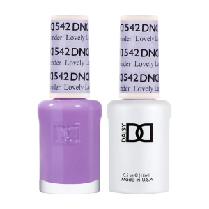 DAISY DND Gel Polish Duo Color Swatches Single 4 - Lovely Lavender - 542