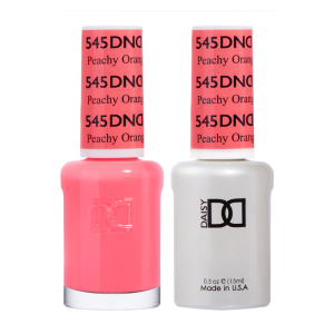 DAISY DND Gel Polish Duo Color Swatches Single 4 - Peachy Orange - 545