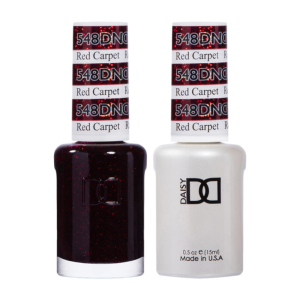 DAISY DND Gel Polish Duo Color Swatches Single 5 - Red Carpet - 548