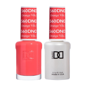 DAISY DND Gel Polish Duo Color Swatches Single 5 - Orange Ville, Ut - 560