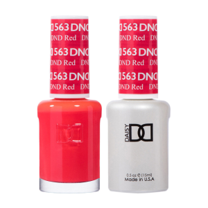 DAISY DND Gel Polish Duo Color Swatches Single 5 - Dnd Red - 563