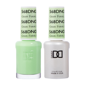 DAISY DND Gel Polish Duo Color Swatches Single 5 - Green Forest, Ak - 568
